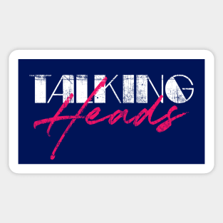 Talking Heads // Retro 80s Style Fan Art Design Sticker